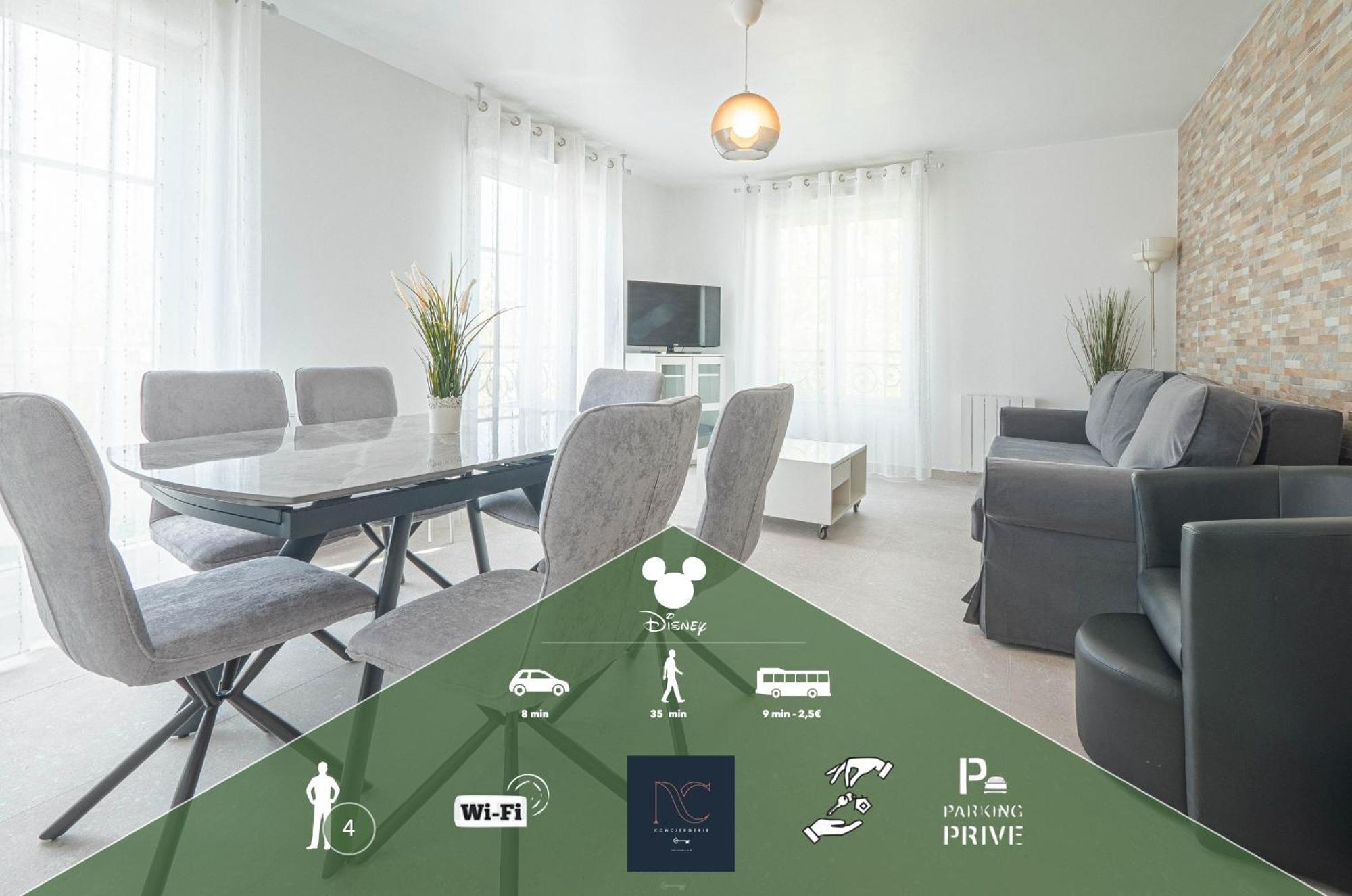 Apartment *disneyland-paris*4pers, Wifi, Parking